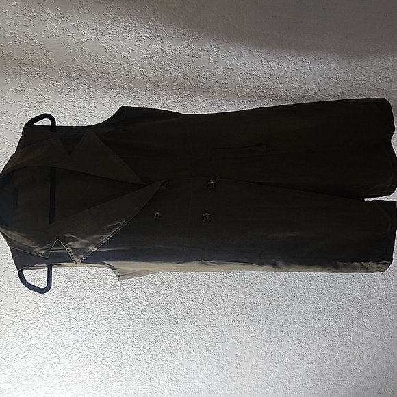 SHEIN Olive Double-Breasted Women's Vest - Picture 3 of 3